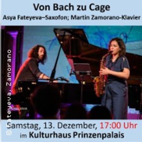 Von Bach zu Cage - WOLFENBTTEL - 13.12.2025 17:00