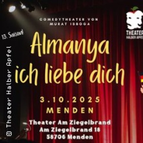 Almanya ich liebe dich - Comedytheater von und mit Murat Isboga - Menden - 03.10.2025 20:00