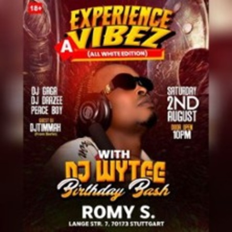 Experience Vibez - Stuttgart - 02.08.2025 22:00