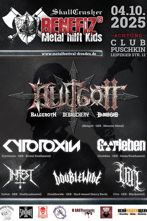 Benefiz 19 Metal hilft Kids - Dresden - 04.10.2025 17:30