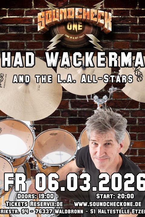 Chad Wackerman and the L.A. All-Stars - The Impossible Rock Fusion Tour - Waldbronn - 06.03.2026 19:00