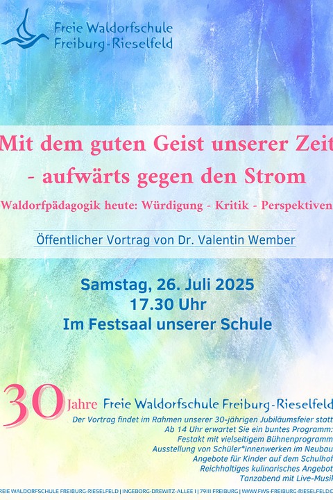 Waldorfpdagogik heute: Wrdigung - Kritik - Perspektiven - Freiburg - 26.07.2025 17:30