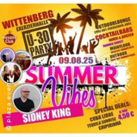 Summer Vibes - Sidney King - LUTHERSTADT WITTENBERG - 09.08.2025 21:00