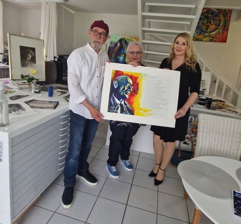 Grafisch-literarische Hermann- Hesse-Lesung - Novum fr Munster: Hermann Hesse-Lesung mit Multimedia, Radierungen, Texten, Live-Druck - Munster - 28.09.2025 17:00