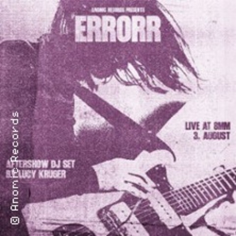 Errorr - BERLIN - 03.08.2025 19:00