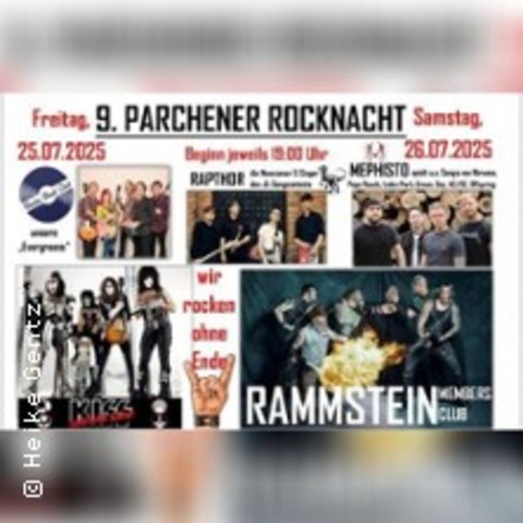 9. Parchener Rocknacht - PARCHEN - 26.07.2025 19:00