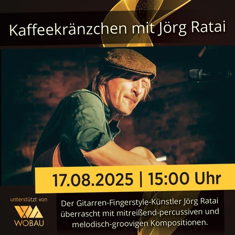 Kaffeekrnzchen mit Jrg Ratai - Magdeburg - 17.08.2025 15:00