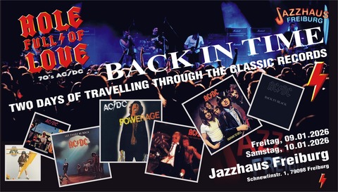 Hole Full Of Love - A Tribute To 70s AC/DC - Freiburg - 10.01.2026 20:00