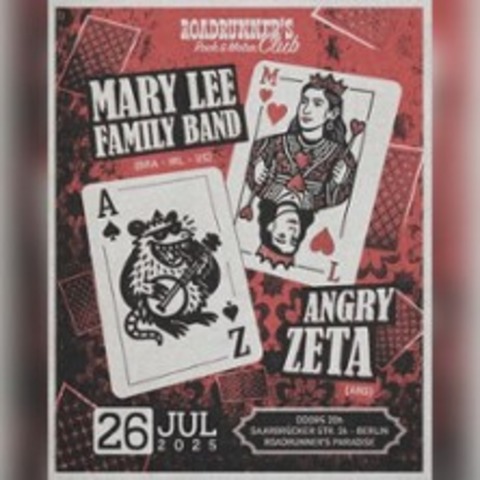 Angry Zeta & Mary Lee Family Band - BERLIN - 26.07.2025 21:00