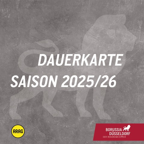 Dauerkarte 2025/2026 - Dsseldorf - 29.08.2025 16:00