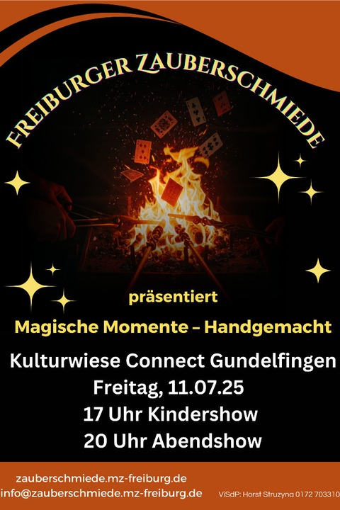 Freiburger Zauberschmiede - Abendshow - Gundelfingen - 11.07.2025 20:00