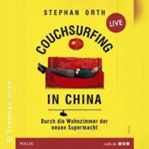 Stephan Orth - Couchsurfing In China | Multimedialesung des Bestsellerautors - KEMBERG OT SELBITZ - 02.11.2025 16:00