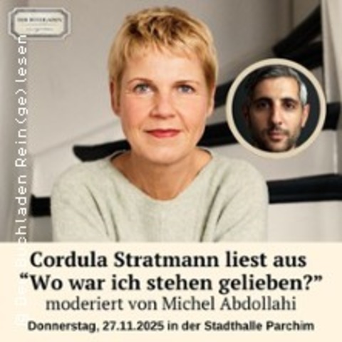 Lesung mit Cordula Stratmann - Parchim - 27.11.2025 19:00