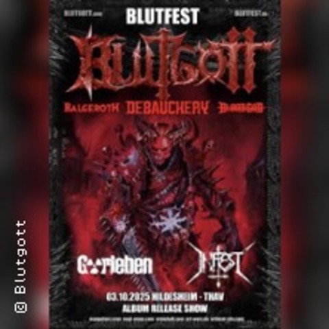 Blutfest 2025 / Blutgott + Infest + Gorleben - HILDESHEIM - 03.10.2025 20:00