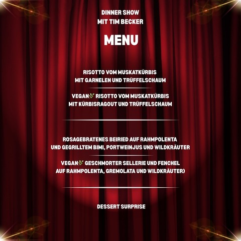 Tim Becker - Dinner Show - Baden-Baden - 22.01.2026 18:30