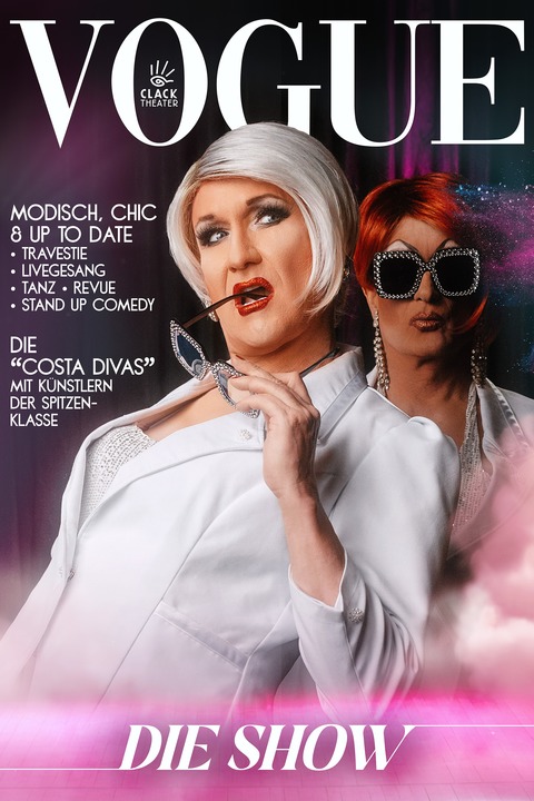 VOGUE o Travestie o Revue o Livegesang o Tanz o Stand-up-Comedy - Lutherstadt Wittenberg - 22.04.2026 19:30