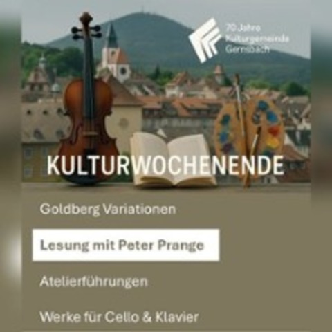 Gesprch und Lesung mit Peter Prange - Gernsbach - 09.08.2025 18:00