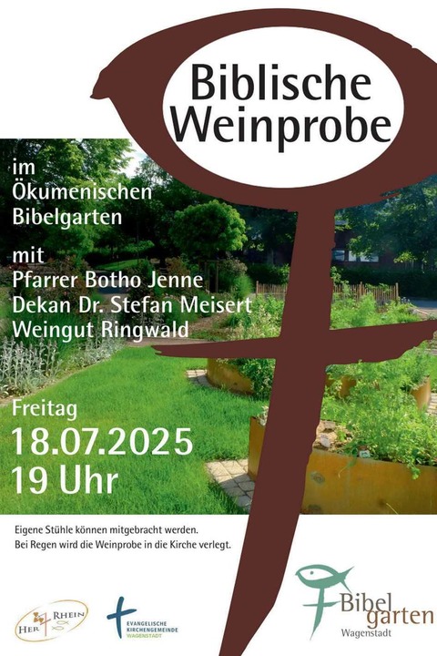 Wein und Bibel - Herbolzheim - 18.07.2025 19:00