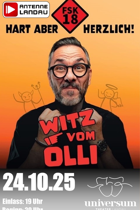 Witz vom Olli `Fsk18 - Hart aber herzlich` - Landau in der Pfalz - 24.10.2025 20:00
