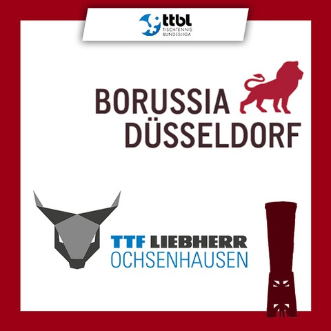 Borussia Dsseldorf - TTF Liebherr Ochsenhausen - Dsseldorf - 05.10.2025 14:00