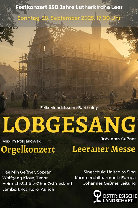 Festkonzert 350 Jahre Lutherkirche Leer - Leer - 28.09.2025 17:00