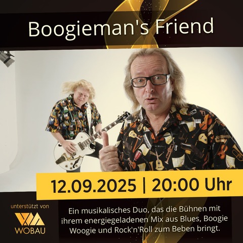 Boogiemans Friend - Magdeburg - 12.09.2025 20:00