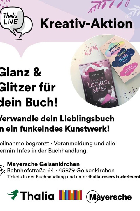Glanz & Glitzer fr dein Buch! - Gelsenkirchen - 14.11.2025 18:00