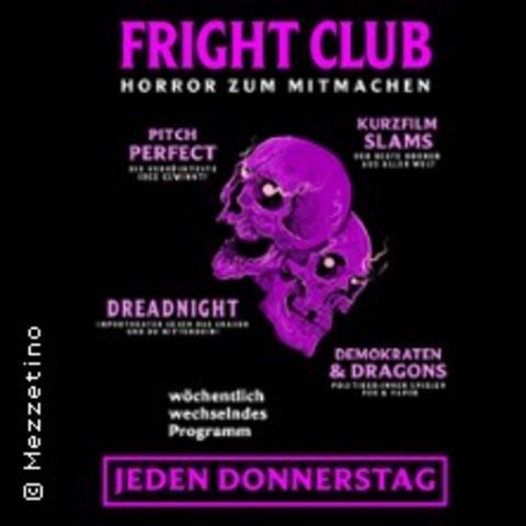 Fright Club - Horror zum mitmachen! - HAMBURG - 24.07.2025 19:00