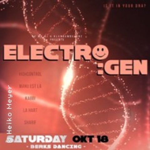 Electro:Gen - WRSELEN (AACHEN) - 18.10.2025 20:00
