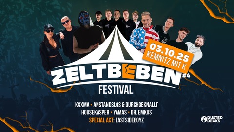Kemnitz Zeltbeben Festival #4 - Bernstadt Kemnitz - 03.10.2025 19:00