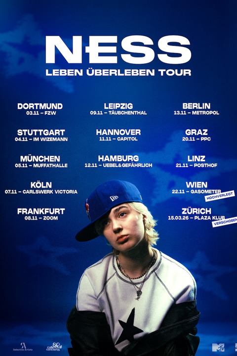 NESS - &#8222;LEBEN BERLEBEN&#8220; Tour 2025 - Kln - 07.11.2025 20:00