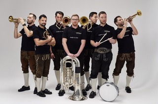 Zum Jubilumswochenende des Musikvereins Degerfelden steht die Formation Viera Blech aus Tirol auf der Bhne