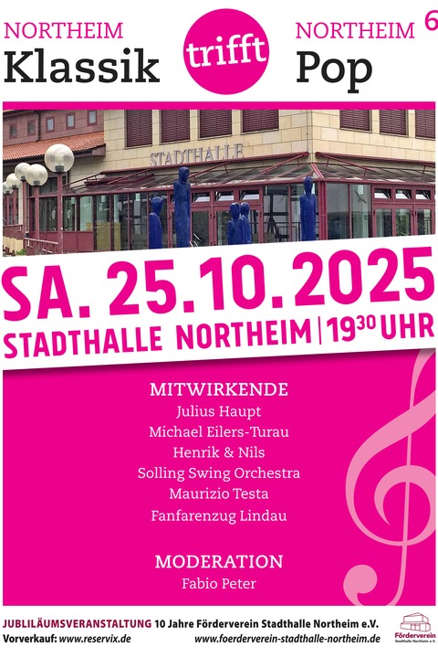 Northeim Klassik trifft Northeim Pop 2005 - Northeim Klassik trifft Northeim Pop 2025 - Northeim - 25.10.2025 19:30