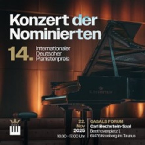 IDPP 2025 | Konzert der Nominierten - KRONBERG IM TAUNUS - 22.11.2025 10:30
