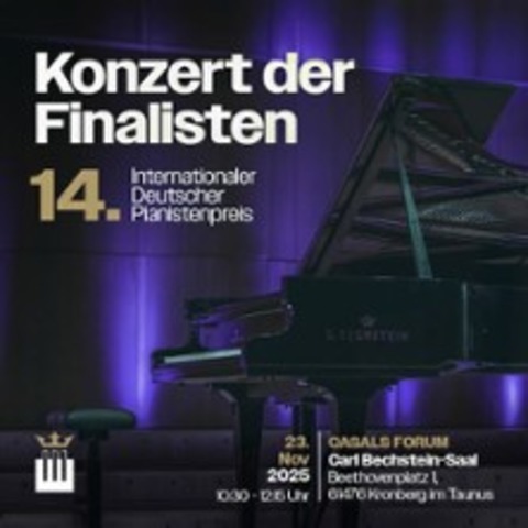 IDPP 2025 | Konzert der Finalisten - KRONBERG IM TAUNUS - 23.11.2025 10:30