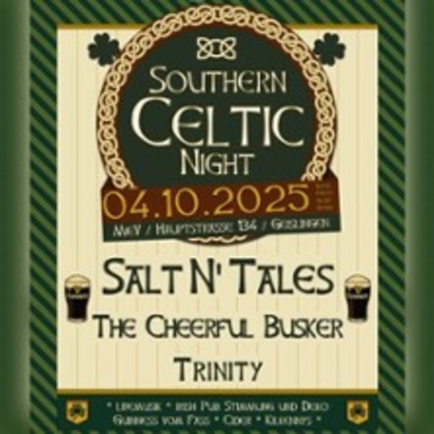 Southern Celtic Night - The Cheerful Busker / Salt N' Tales / Trinity - Geislingen an der Steige - 04.10.2025 19:30