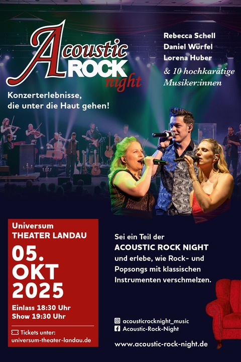 ACOUSTIC ROCK NIGHT - Landau in der Pfalz - 05.10.2025 19:30