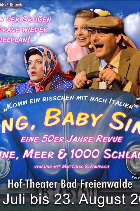 24. Sommerkomdie im Oderbruch - Sing, Baby sing! - Bad Freienwalde - 30.07.2026 19:00