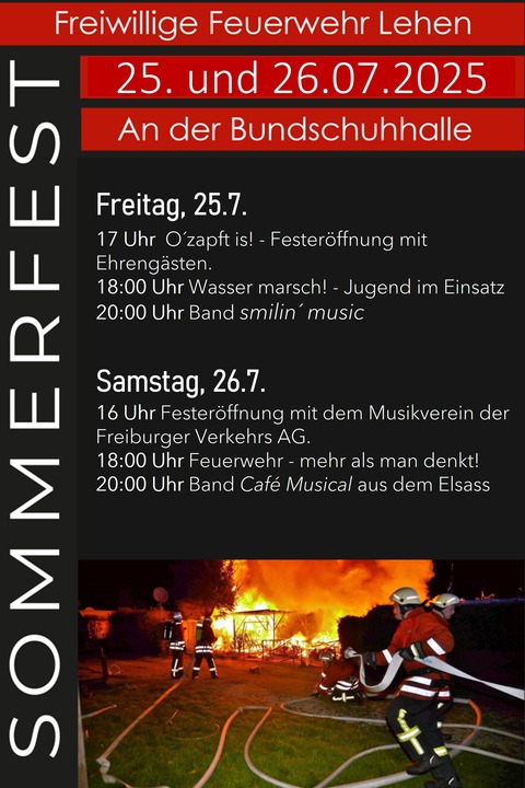 Sommerfest Feuerwehr Freiburg Lehen - Freiburg - 25.07.2025 17:00