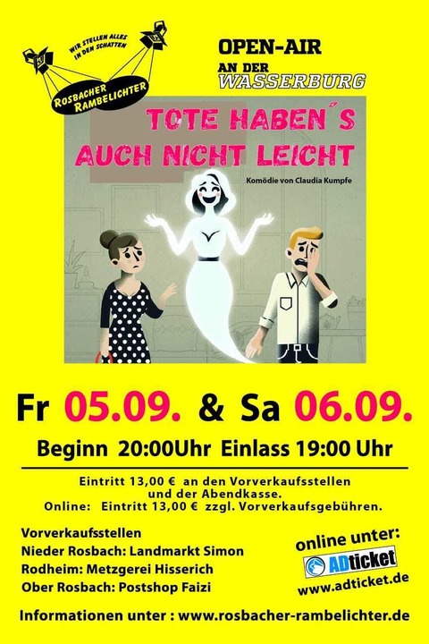 Tote habens auch nicht leicht - Sommertheater 2025 - Rosbach vor der Hhe - 06.09.2025 20:00