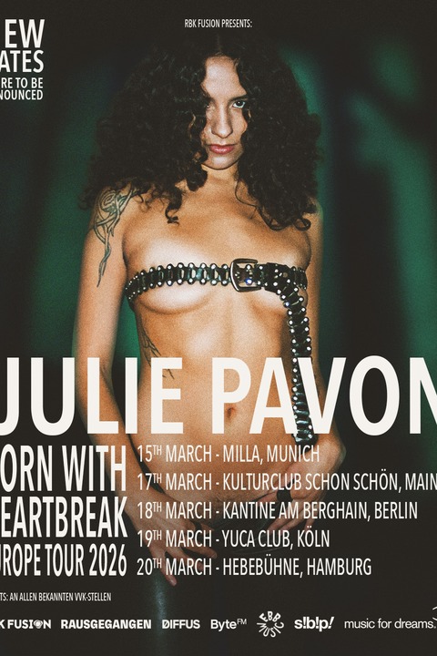 JULIE PAVON - Born With Heartbreak Europe Tour 2026 - BERLIN - 18.03.2026 20:00