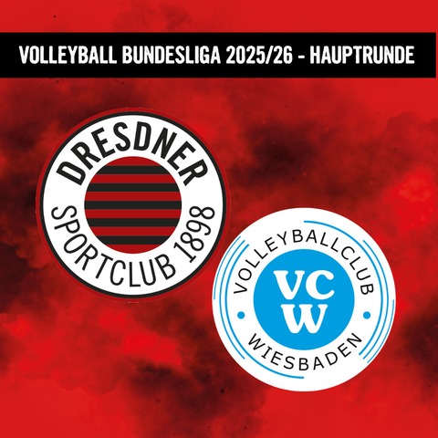 Dresdner SC - VC Wiesbaden - Dresden - 24.10.2025 19:00