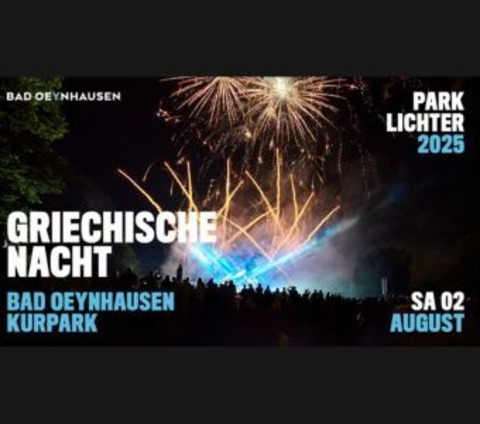 Parklichter 2025 - Das Fest - mit Hhenfeuerwerk - Bad Oeynhausen - 02.08.2025 17:00