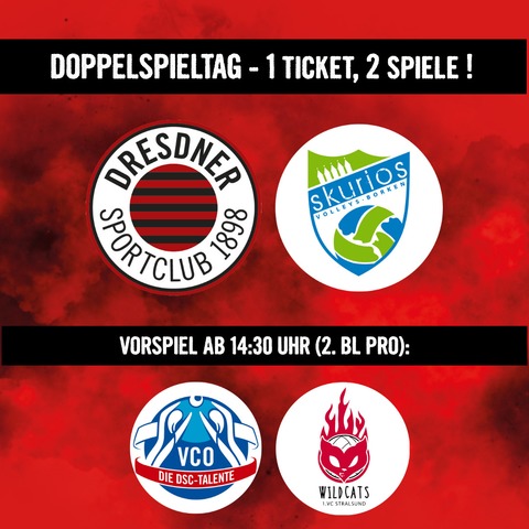 Dresdner SC - Skurios Volleys Borken - Dresden - 21.02.2026 18:00