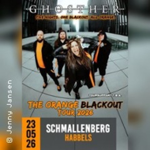 Ghosther - The Orange Blackout Tour 2026 - SCHMALLENBERG - 23.05.2026 21:00
