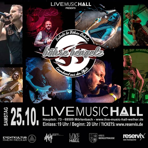 Bhse Bengelz - Die Bengelz in der Hall...+...Support - Mrlenbach - 25.10.2025 20:00