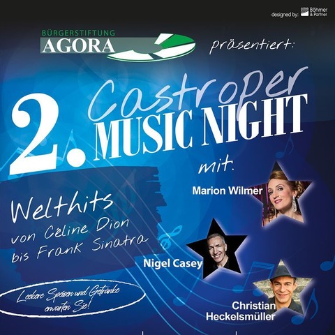 2. Castroper MusicNight - Welthits von Celine Dion bis Frank Sinatra - Castrop-Rauxel - 12.09.2025 19:00
