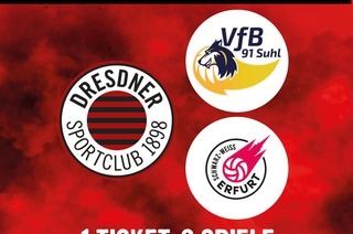 #ThringenDoppel - Kombiticket vs. Suhl/Erfurt
