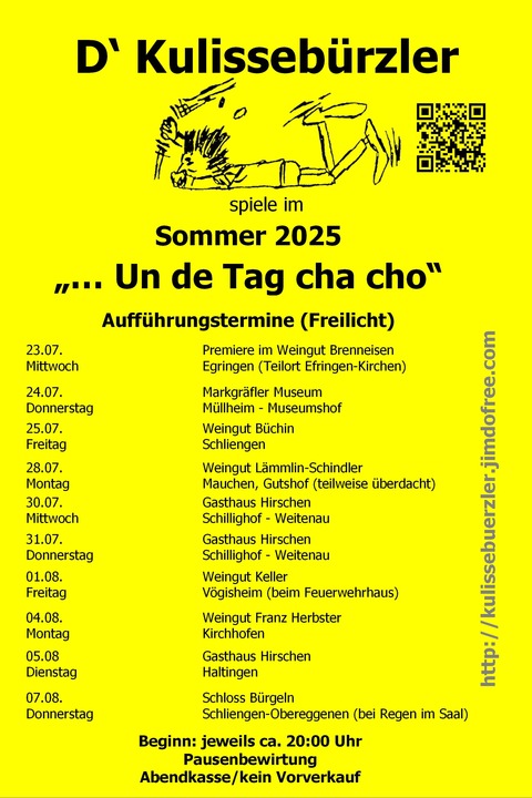 D'Kulissebrzler - Schliengen - 28.07.2025 20:00