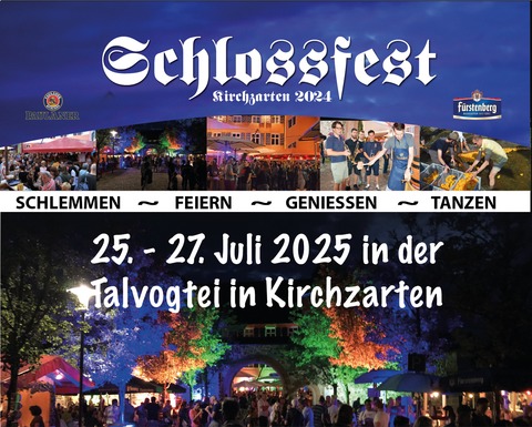 Schlossfest Kirchzarten 2025 - Kirchzarten - 25.07.2025 19:00